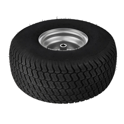 VEVOR Lawn Mower Tires with Rim, 20x8-8" Tubeless Tractor Tires, 2-Pack Tire and Wheel Assembly, S-Turf Pneumatic Tires with 3.5" Offset Hub and 3/4" Bushing Size, for Riding Mowers Lawn Tractors