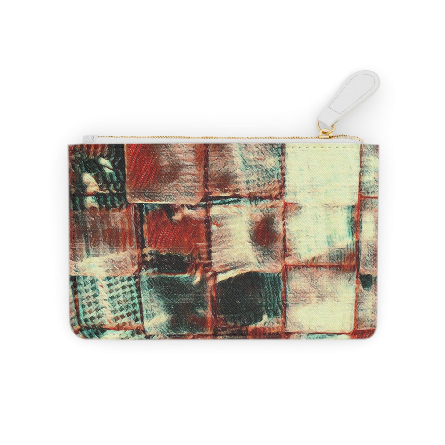 Mini Clutch Bag - Square Dance