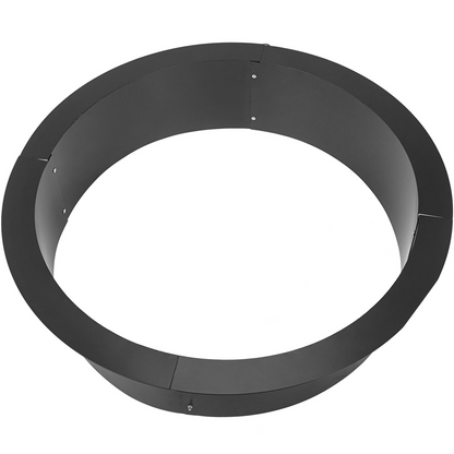 VEVOR Fire Pit Ring 45-Inch Outer/39-Inch Inner Diameter, 3.0mm Thick Heavy Duty Solid Steel, Fire Pit Liner DIY Campfire Ring Above or In-Ground for Outdoor