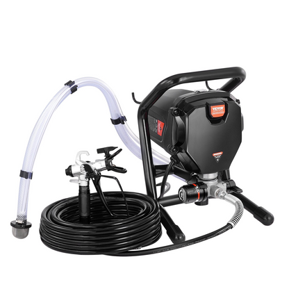 VEVOR Stand Airless Paint Sprayer, 3000PSI 750W Efficient Electric Airless Sprayer, Handheld Paint Sprayers, Fine and Even Painting Effect, for Home Interior and Exterior Furniture and Fences