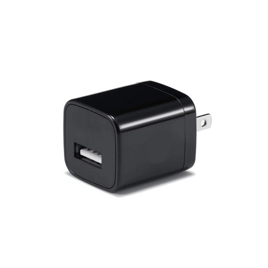 1x Black 1A USB Power Adapter Wall Charger