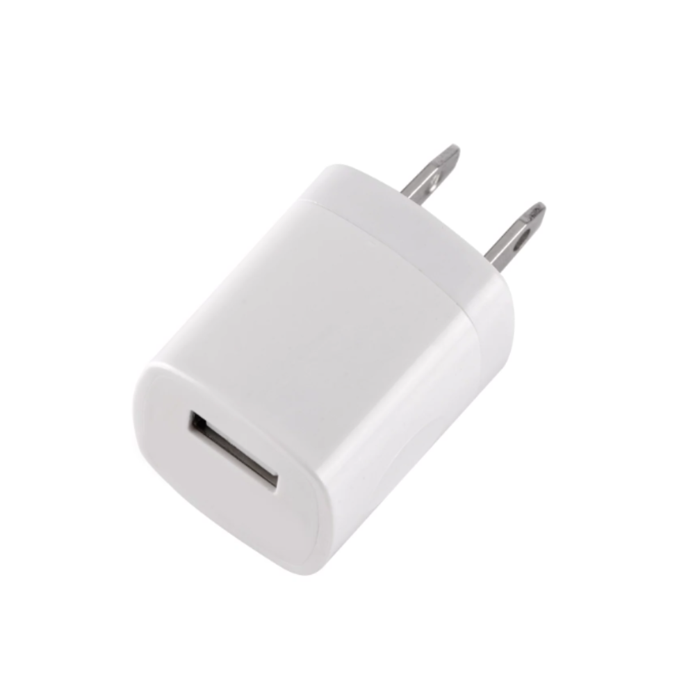 3-Pack White 1A USB Power Adapter Wall Charger