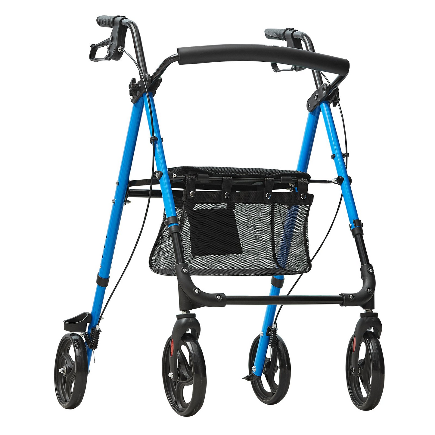 VEVOR Rollator Walker for Senior Aluminum Foldable Rolling Walker 300LB Capacity