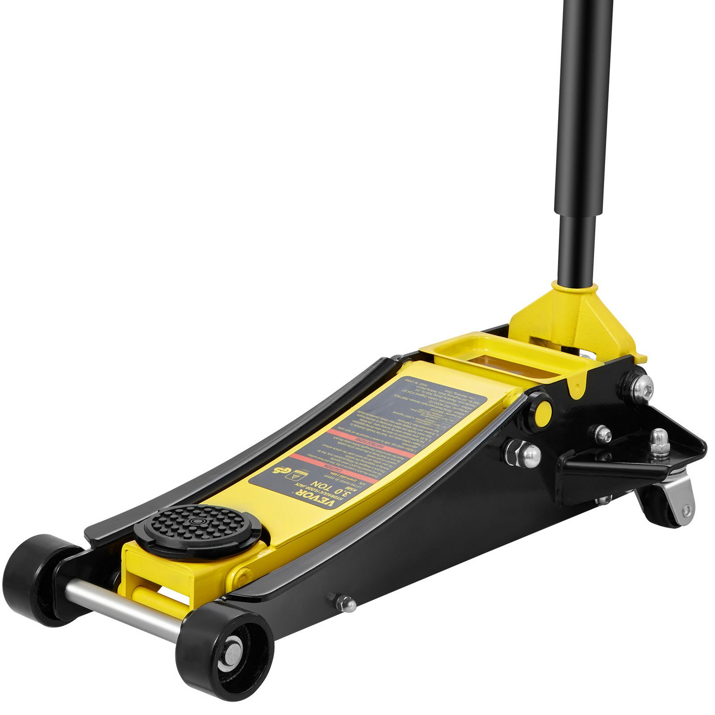 VEVOR Floor Jack, 3 Ton Low Profile Floor Jack, Heavy-duty Steel Racing Floor Jack with Dual Pistons Quick Lift Pump, Floor Jack Lifting Range 3.35"-19.69"