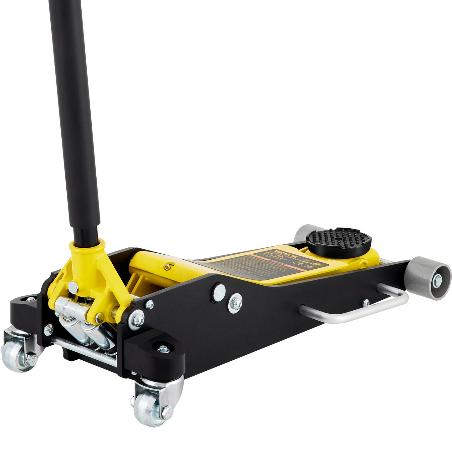 VEVOR Floor Jack, 2.5 Ton Low Profile Floor Jack, Aluminum and Steel Racing Floor Jack with Dual Pistons Quick Lift Pump, Floor Jack Lifting Range 3-3/4"-18-7/10"