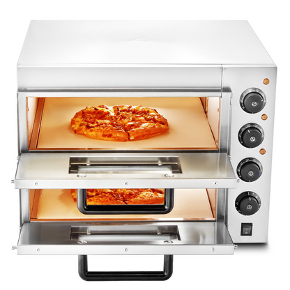 VEVOR Commercial Countertop Pizza Oven Electric Pizza Oven for 16" Pizza Indoor