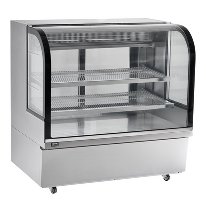 VEVOR Refrigerated Display Case Bakery Display Fridge Case 18 cu ft/505L 2-Tier