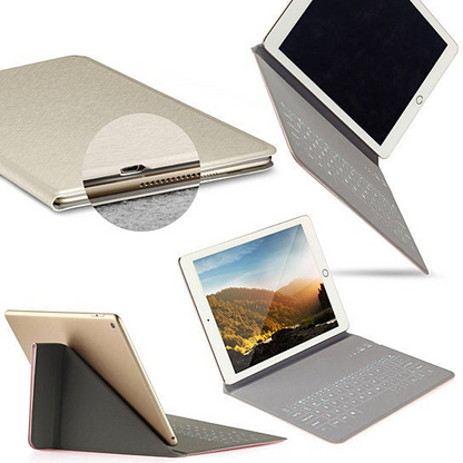 Ultra Thin Apple iPad Case With Touch Sensor Surface Keyboard And Stand