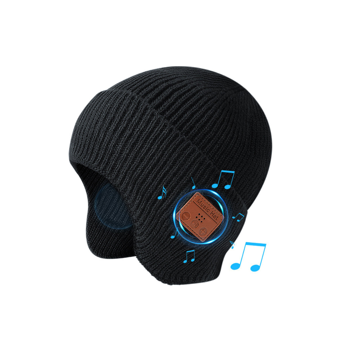 Musical Beanie Hat With Ear Muff and Bluetooth