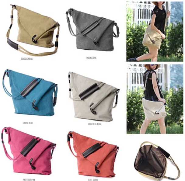 LEISURELY Foldover Crossbody Bag In 6 Colors