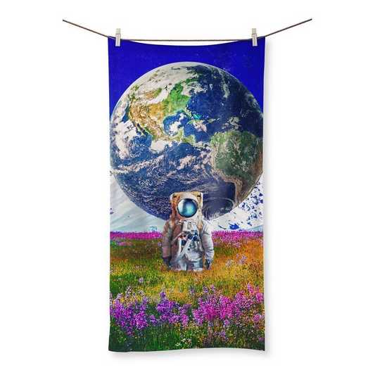 The World Behind Beach Towel