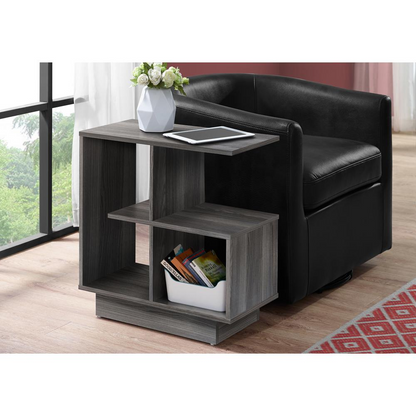 ACCENT SIDE TABLE - 24"H / GREY