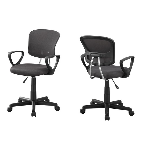 OFFICE CHAIR - GREY MESH JUVENILE / MULTI POSITION