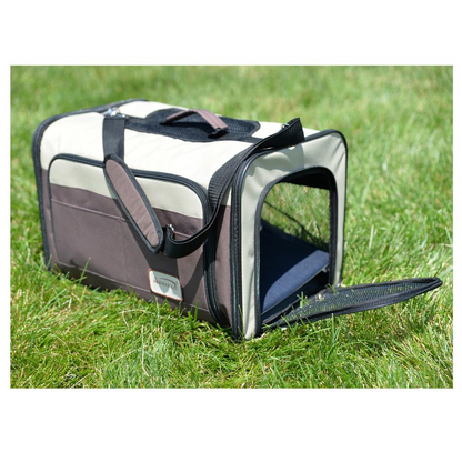 Armarkat Pet Carrier, Beige & Chocolate, PC102R