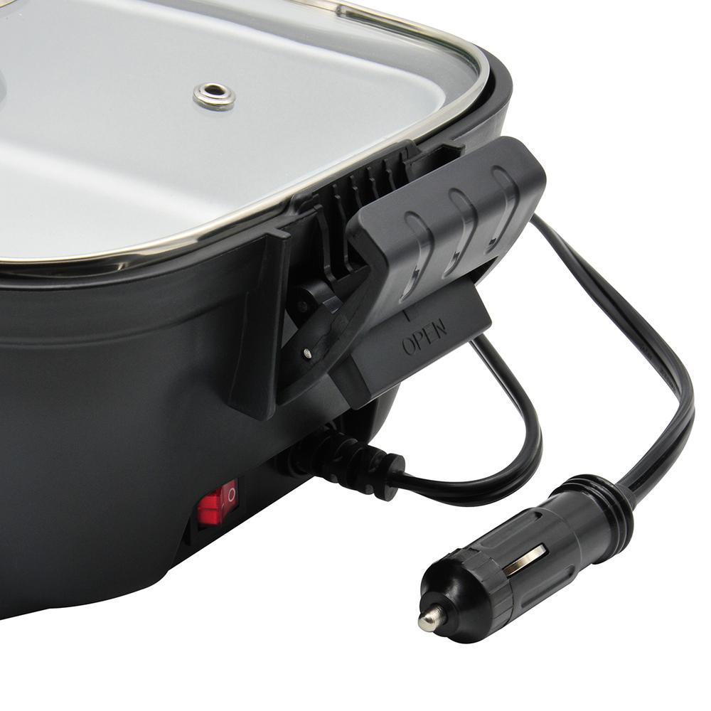 RoadPro 12V Roaster Personal-Sized Roaster for Car or Truck and Camping or Tailgating  RPSC200