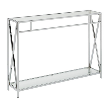 Oxford Chrome Console Table