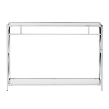 Oxford Chrome Console Table