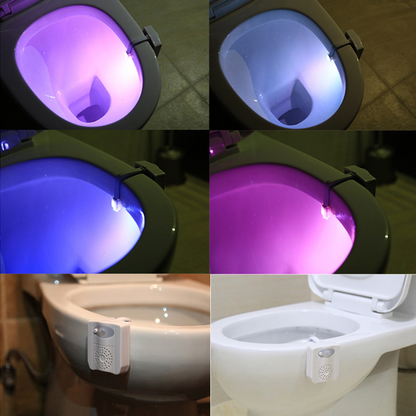 CLEAN BOWL UV Sanitizing Light For Germ Free Toilets With LED Motion Light