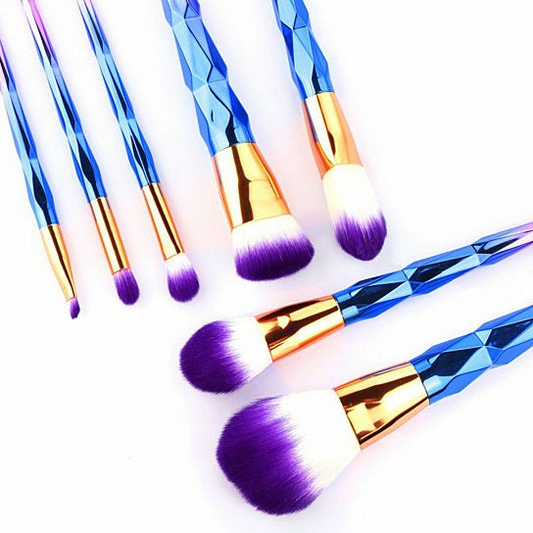 Unicorn Exotic Beauty Enhancer Cosmetic Brush Set Of 7