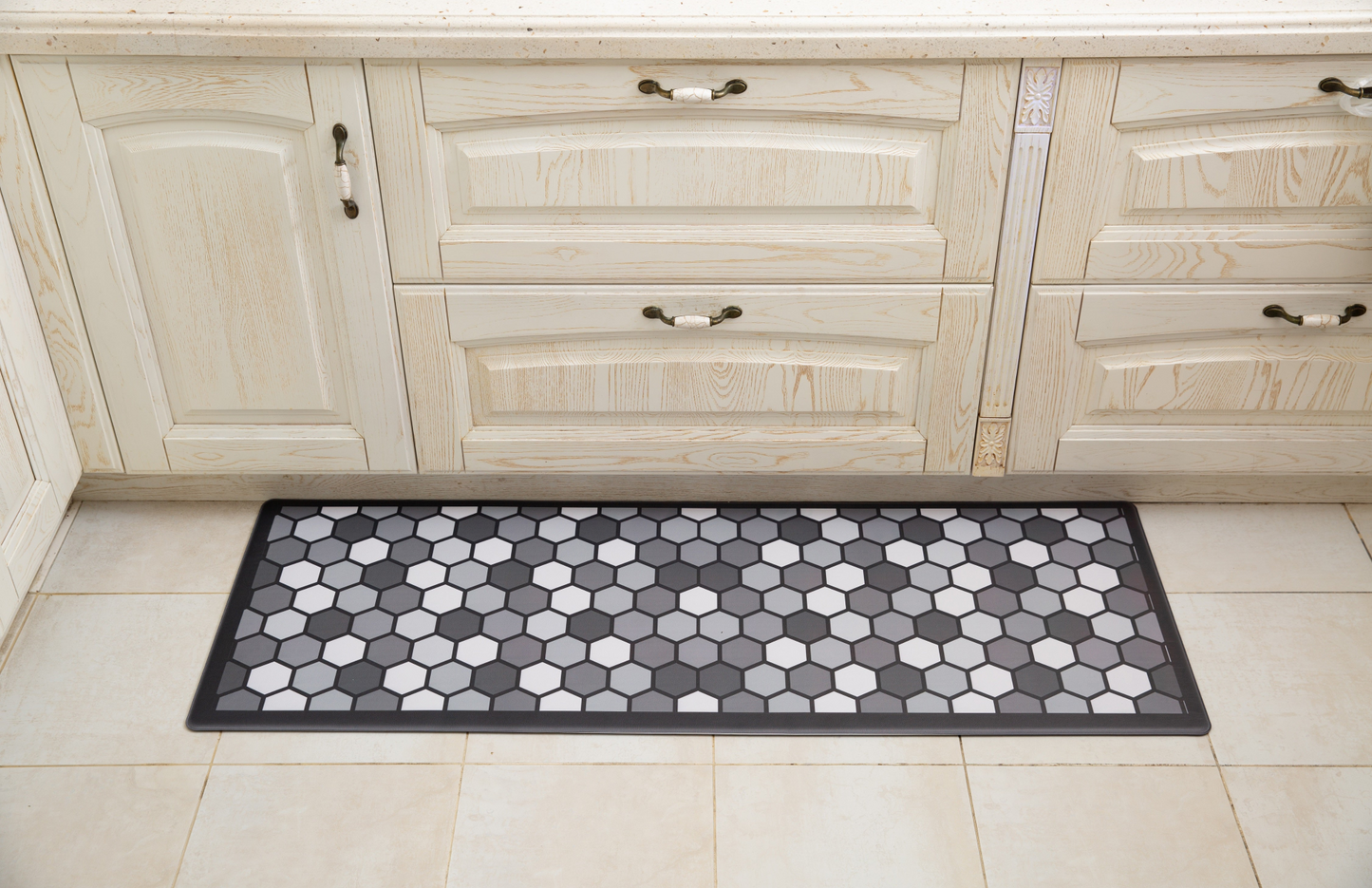 19.6 in. x 55 in. Anti-Fatigue Kitchen Runner Mat (Geo)