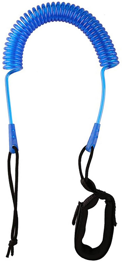 10 ft SUP Leash Ankle Strap, Blue