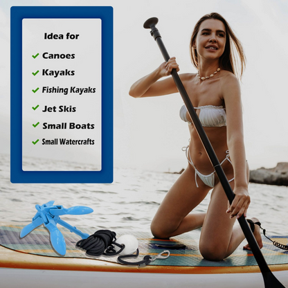 Kayak & Paddle Board 3.5 lbs Anchor with 40ft Rope