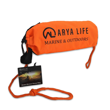 Arya Life Throw Rope Rescue Bag with 70ft of Marine Rope.