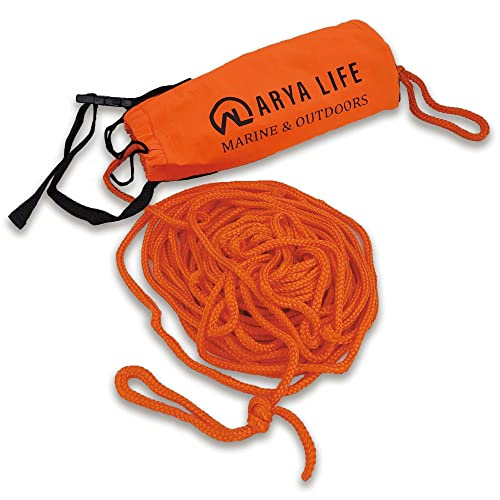 Arya Life Throw Rope Rescue Bag with 70ft of Marine Rope.