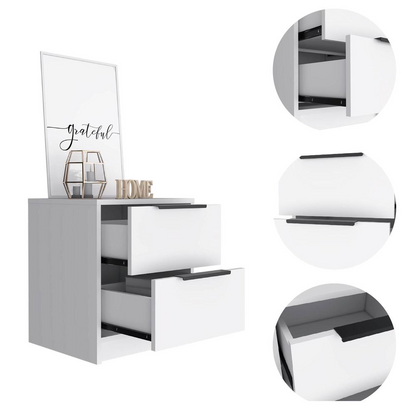 Egeo Night Stand - White