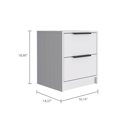 Egeo Night Stand - White