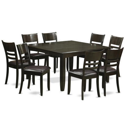 9  Pc  Dining  room  set-Dinette  Table  with  Leaf  and  8  Kitchen  Chairs.