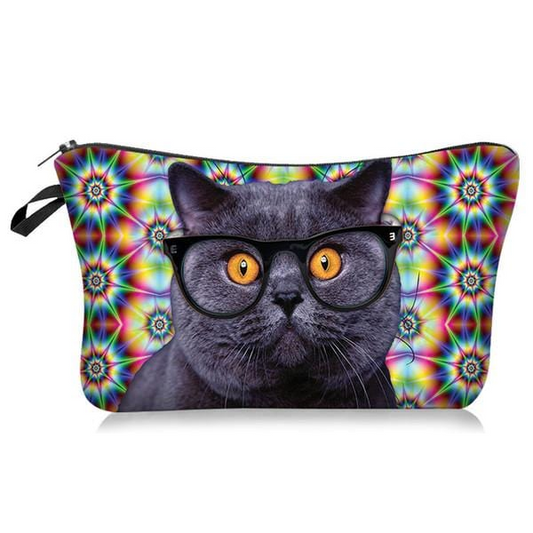 Cosmetic Bag Black Cat