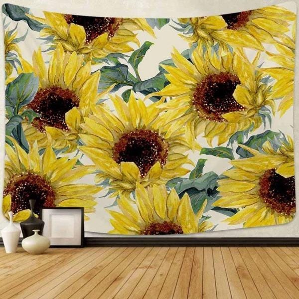 Large Yellow Sunflower Tapestry