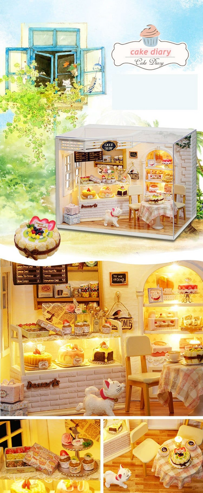 Parisian Cafe Miniature Dollhouse