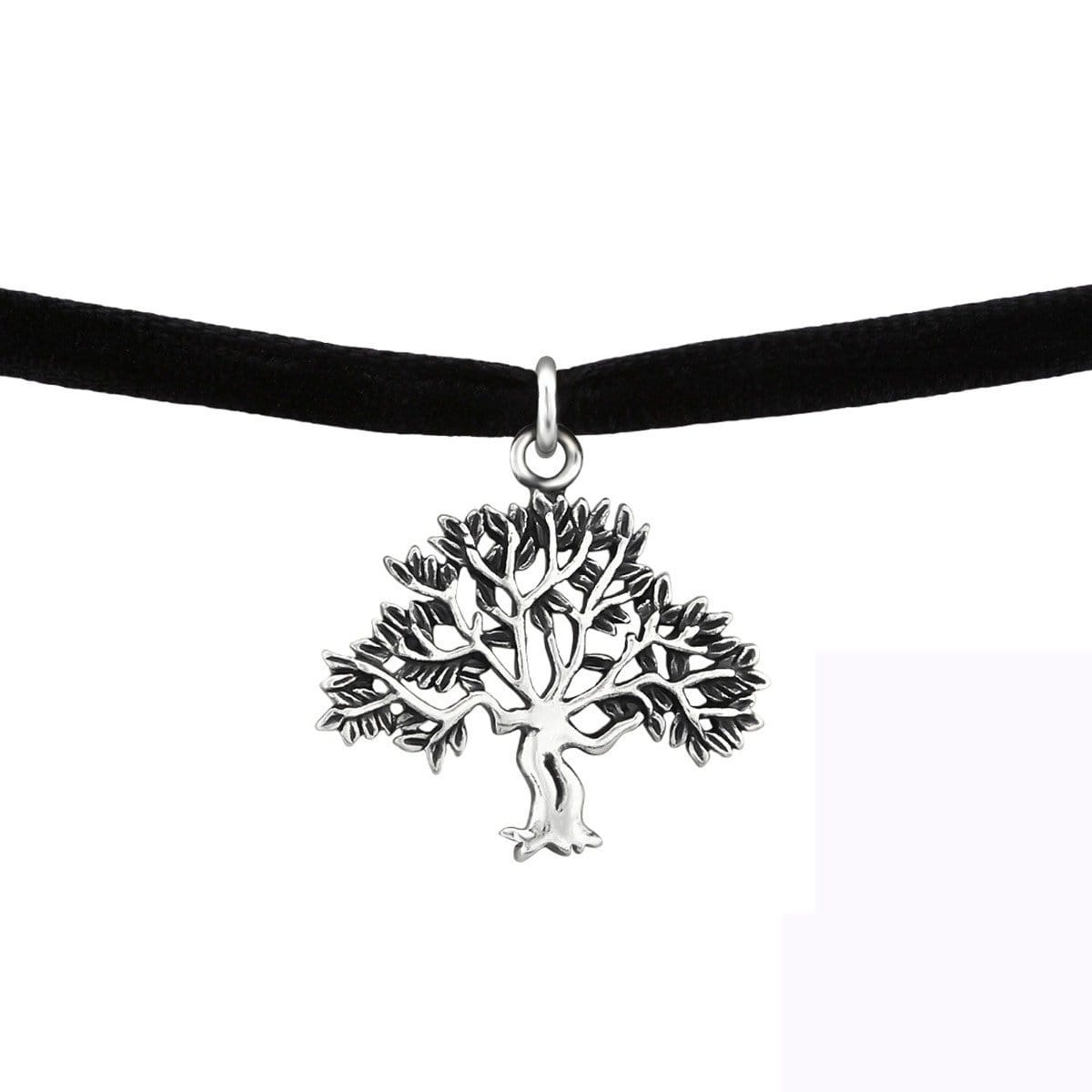 Tree Of Life Choker  Pendant Necklace