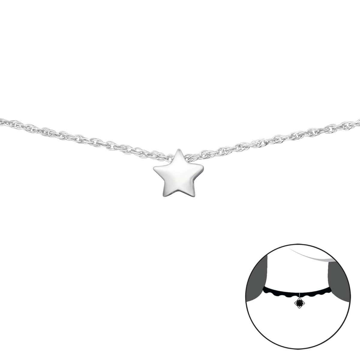 Silver Star Choker