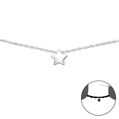 Silver Star Choker