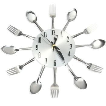 Kitchen Cutlery Wall Clock