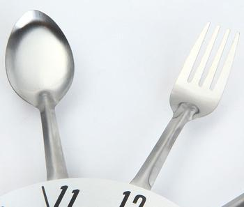 Kitchen Cutlery Wall Clock