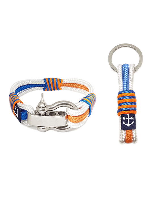 Jolly Roger Nautical Bracelet and Keychain