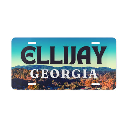 Ellijay, Georgia - Vanity Plate