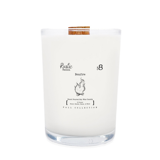 Bonfire | 8 Ounce Candle | Rustic Ember