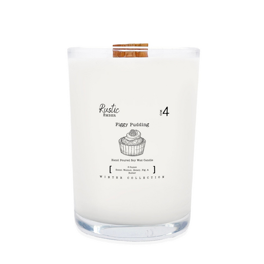 Figgy Pudding | 8 Ounce Candle | Rustic Ember