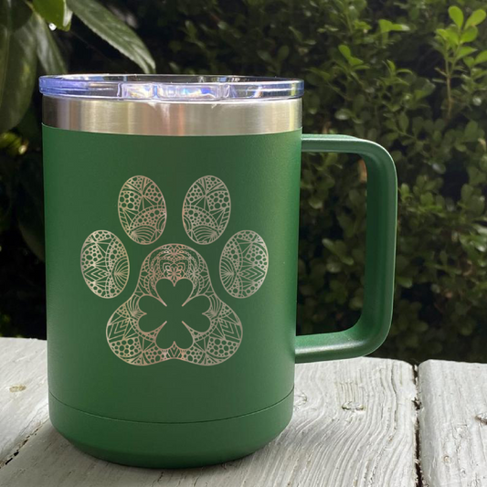 Lucky Farms Clover Mandala Mug