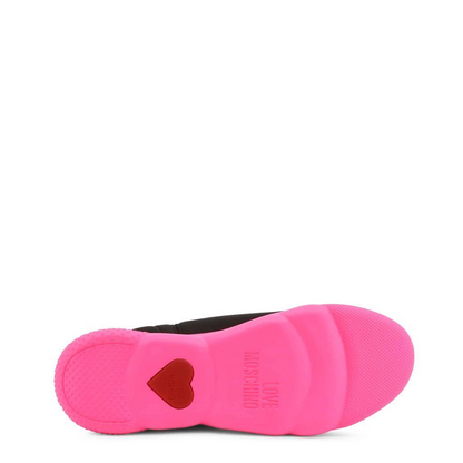 Neon Pink Slip-On Shoes