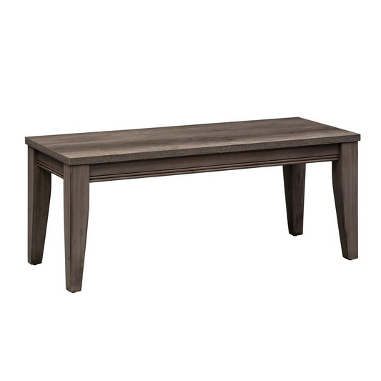 Tanners Creek Bench, W44 x D18 x H18, Medium Gray