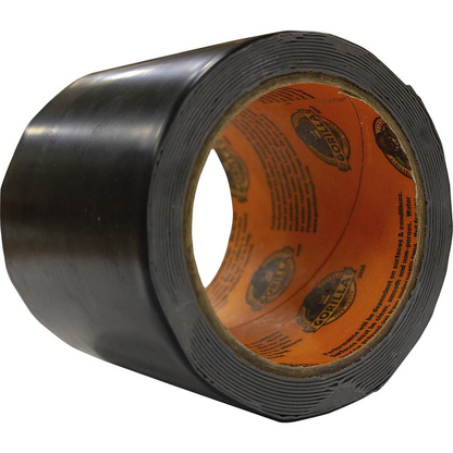 Gorilla Waterproof Patch & Seal Tape - 10 ft Length x 4" Width - 1 Each - Black