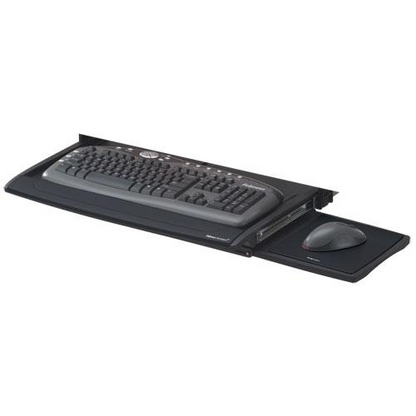 Office Suites&trade; Deluxe Keyboard Drawer - 2.5" Height x 30.9" Width x 14.1" Depth - Black - 1