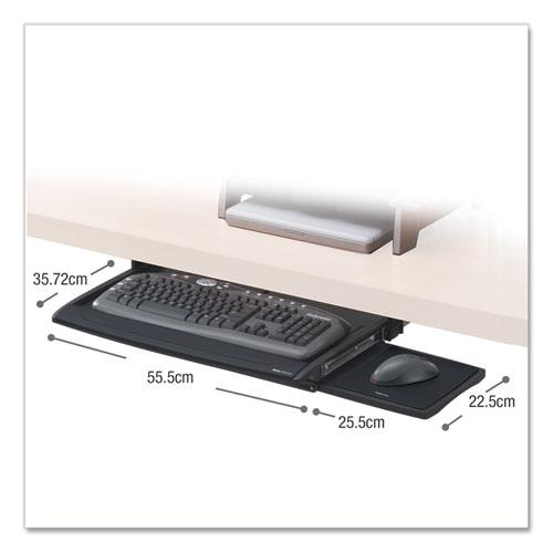 Office Suites&trade; Deluxe Keyboard Drawer - 2.5" Height x 30.9" Width x 14.1" Depth - Black - 1