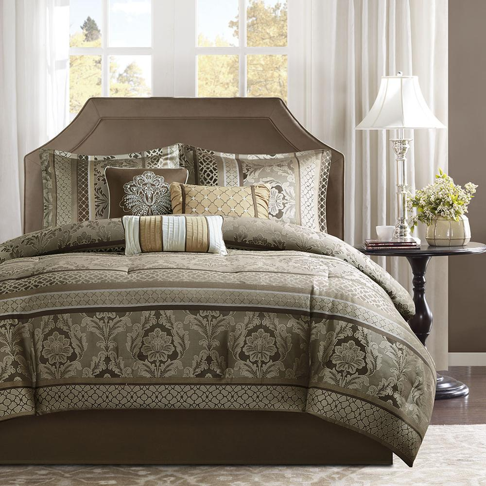 Jacquard 7pcs Comforter Set